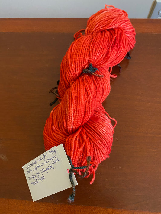 Vibrant Hand-Dyed Superwash Merino Wool for Soft, Easy-Care Knitting and Crochet Projects